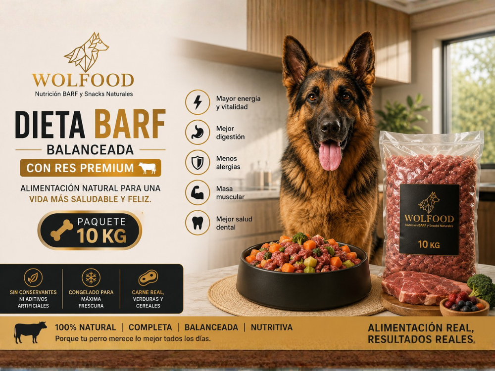 Menu BARF Completo - Res Premium